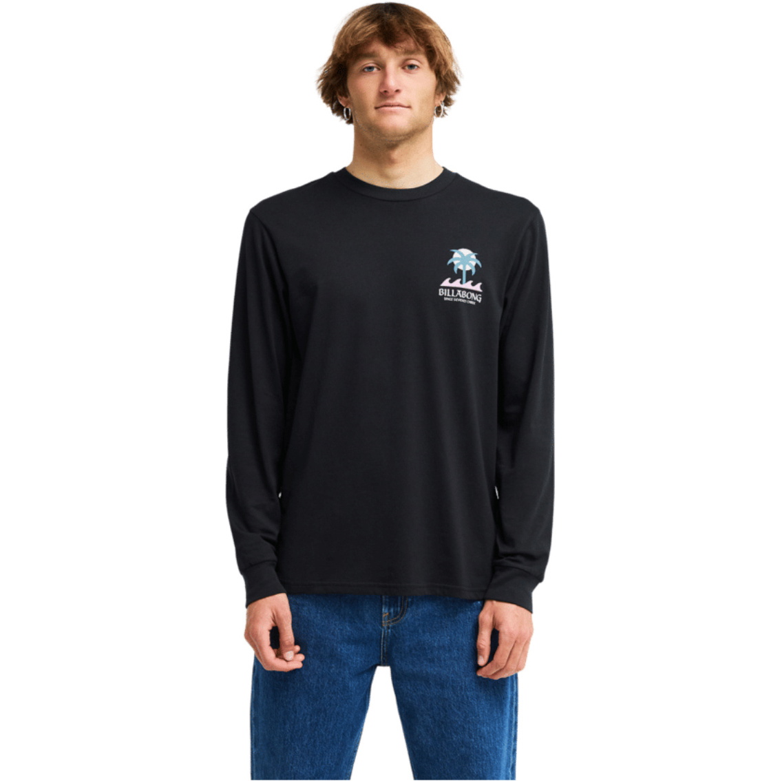 2026 Billabong Mens Portal Long Sleeve T-Shirt EBYZT00627 - Black